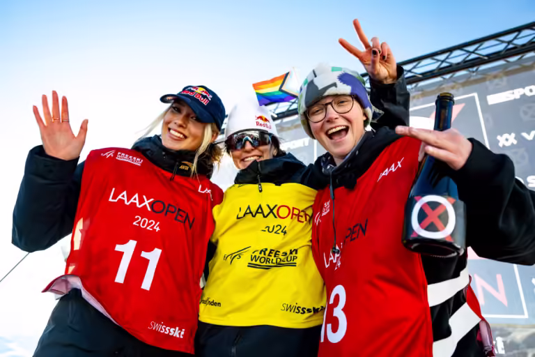 Gewinnerinnen LAAXOPEN 2024 Freeski Slopestyle Women